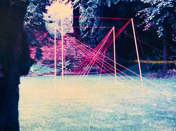 String Sculpture, 1972, garden of 15 Redcliffe Road, Nottingham