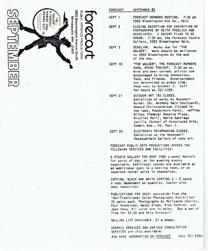 Forecast Newsletter September 1982 — page 8