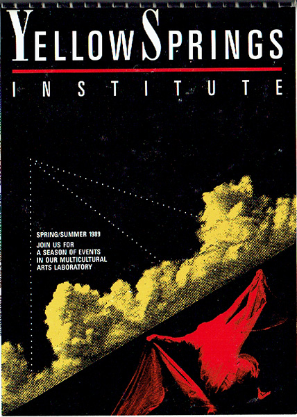 1989 Yellow Springs Institute, Yellow Springs, PA, USA - June 10 1989 Giles Denmark Performance Art card