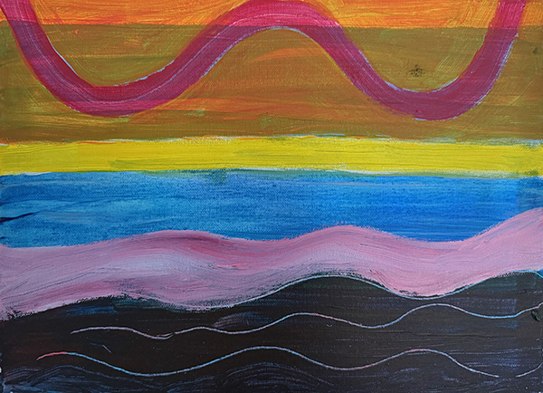 Matter — painting by Giles Denmark, 2023